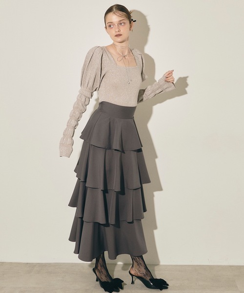 ティアードスカート（スカート）｜VIOLETTA（ヴィオレッタ）