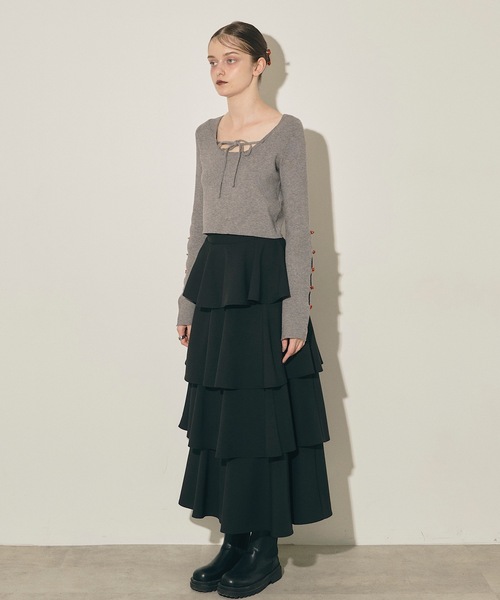 ティアードスカート（スカート）｜VIOLETTA（ヴィオレッタ）