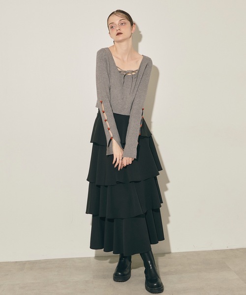 ティアードスカート（スカート）｜VIOLETTA（ヴィオレッタ）