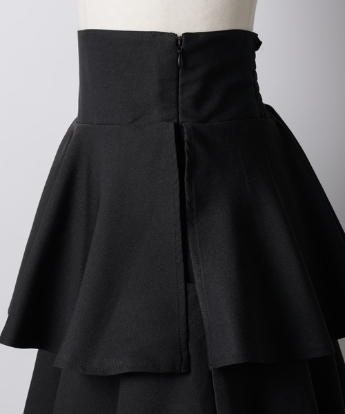 VIOLETTA（ヴィオレッタ）の「ティアードスカート（スカート・レディース・ホワイト/ブラック/グレイッシュブルー/ベージュ/チャコールグレー/ブラウン・S/M/L）」の13枚目の写真