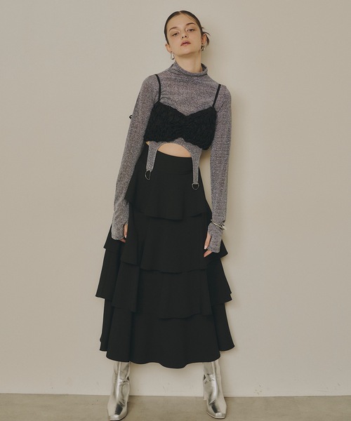 ティアードスカート（スカート）｜VIOLETTA（ヴィオレッタ）