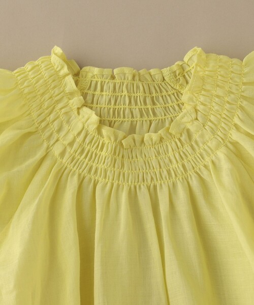 こども ビームス(コドモビームス)の「こども ビームス / ネック シャーリング ワンピース(90~130cm)(ワンピース・キッズ・ミント/ブルー系その他/イエロー・90/100/110/120/130)」の19枚目の写真