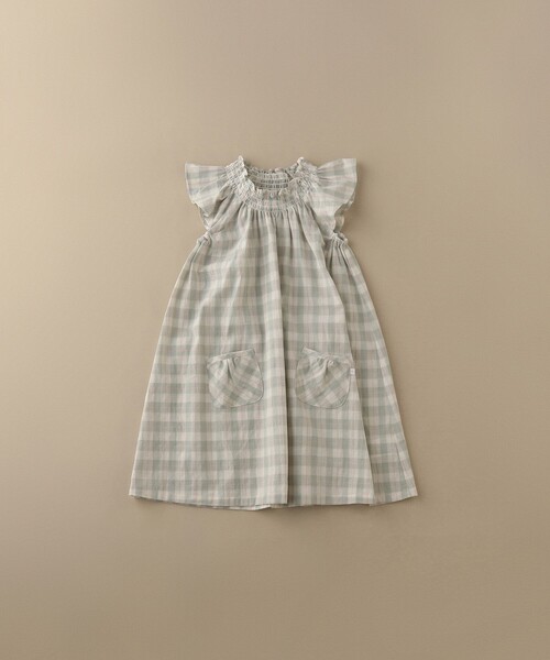 こども ビームス(コドモビームス)の「こども ビームス / ネック シャーリング ワンピース(90~130cm)(ワンピース・キッズ・ミント/ブルー系その他/イエロー・90/100/110/120/130)」の15枚目の写真
