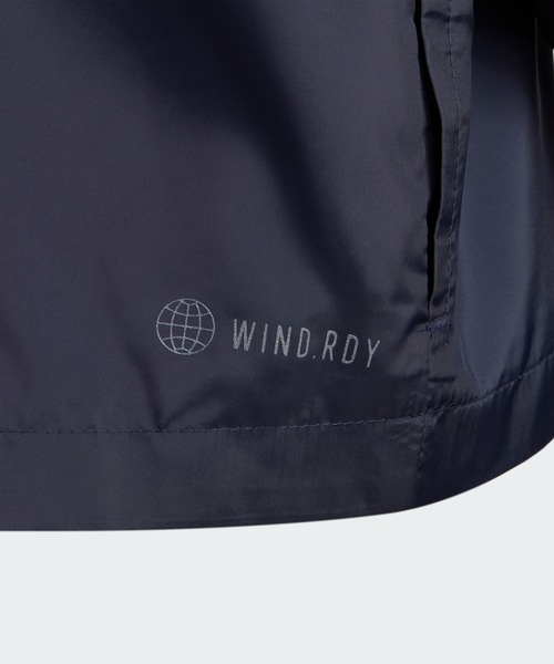 adidas（アディダス）の「カラーブロック ウーブン レギュラーフィット トラックトップ / アディダス adidas（ナイロンジャケット・キッズ・ブラック×ブルー/ピンク・130/140/150/160/120）」の13枚目の写真