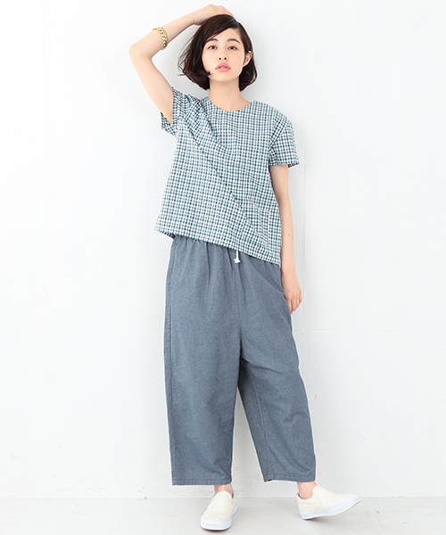 napron（ナプロン）の「Napron×BEAMS BOY / モンペ パンツ SPECIAL（その他パンツ・レディース・ナチュラル/ブルー系その他・ONE SIZE）」の15枚目の写真