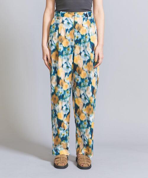 BEAUTY&YOUTH UNITED ARROWS(ビューティーアンドユースユナイテッドアローズ)の「リバティプリント タックパンツ -ウォッシャブル-(その他パンツ・レディース・レッド/ネイビー・S/M)」の11枚目の写真
