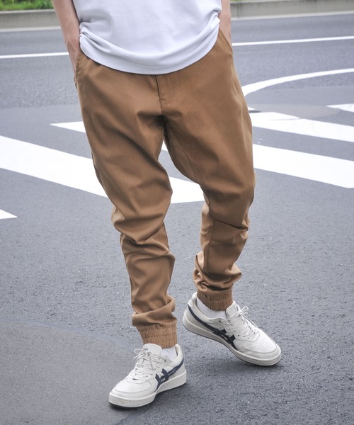 ZIP FIVE(ジップファイブ)の「【ZIP FIVE】 テーパード ストレッチ 裾リブ ウエストドローコード イージー ジョガーパンツ(デニムパンツ・メンズ・カーキ/ブラック/キャメル/ベージュ/ブルー/ネイビー/ライトブルー・LARGE/SMALL/MEDIUM)」の7枚目の写真