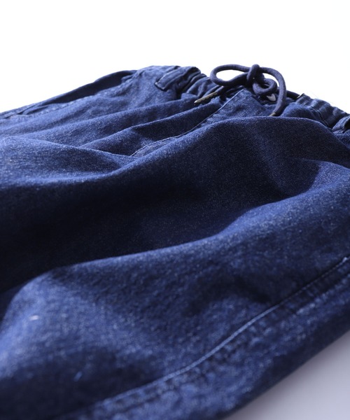 ZIP FIVE(ジップファイブ)の「【ZIP FIVE】 テーパード ストレッチ 裾リブ ウエストドローコード イージー ジョガーパンツ(デニムパンツ・メンズ・カーキ/ブラック/キャメル/ベージュ/ブルー/ネイビー/ライトブルー・LARGE/SMALL/MEDIUM)」の18枚目の写真