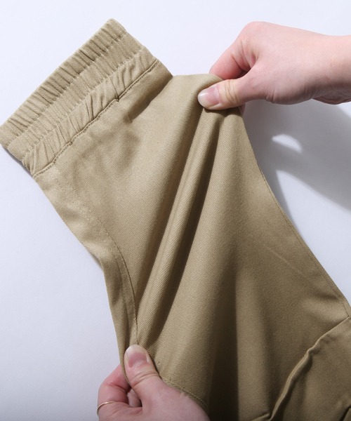 ZIP FIVE(ジップファイブ)の「【ZIP FIVE】 テーパード ストレッチ 裾リブ ウエストドローコード イージー ジョガーパンツ(デニムパンツ・メンズ・カーキ/ブラック/キャメル/ベージュ/ブルー/ネイビー/ライトブルー・LARGE/SMALL/MEDIUM)」の16枚目の写真