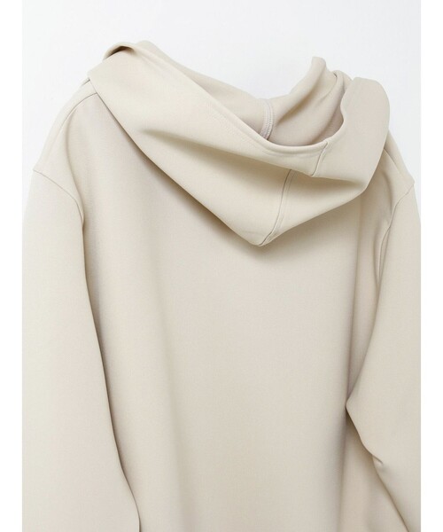 mizuiroind（ミズイロインド）の「mizuiro ind ドレープフード付きカーディガン（カーディガン/ボレロ・レディース・ベージュ/アイボリー/ブラック・FREE）」の21枚目の写真