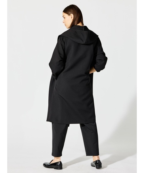 mizuiroind（ミズイロインド）の「mizuiro ind ドレープフード付きカーディガン（カーディガン/ボレロ・レディース・ベージュ/アイボリー/ブラック・FREE）」の11枚目の写真