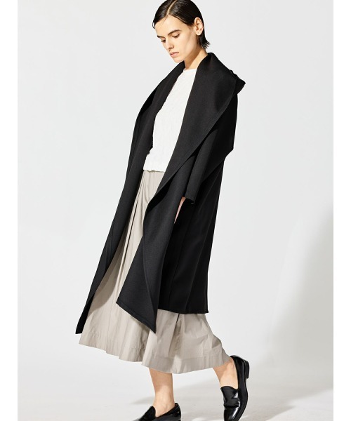 mizuiroind（ミズイロインド）の「mizuiro ind ドレープフード付きカーディガン（カーディガン/ボレロ・レディース・ベージュ/アイボリー/ブラック・FREE）」の13枚目の写真