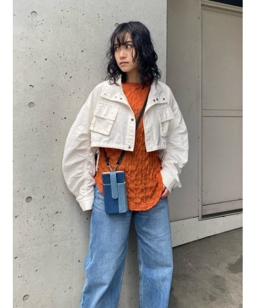 MOUSSY(マウジー)の「DENIM NECK ポーチ(ポーチ・レディース・ブルー・FREE)」の8枚目の写真