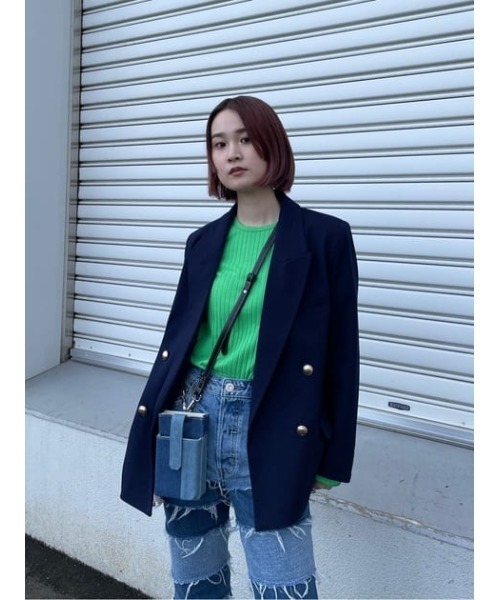 MOUSSY(マウジー)の「DENIM NECK ポーチ(ポーチ・レディース・ブルー・FREE)」の9枚目の写真
