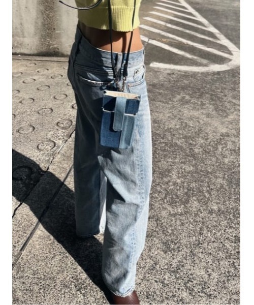 MOUSSY(マウジー)の「DENIM NECK ポーチ(ポーチ・レディース・ブルー・FREE)」の10枚目の写真