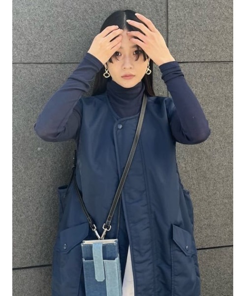 MOUSSY(マウジー)の「DENIM NECK ポーチ(ポーチ・レディース・ブルー・FREE)」の12枚目の写真