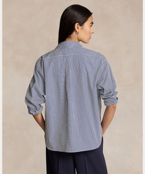 ストライプド コットン シャツ（シャツ/ブラウス）｜POLO RALPH LAUREN