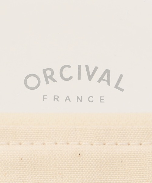 ORCIVAL(オーシバル)の「ORCIVAL | クリアビーチバッグ(トートバッグ・レディース・オレンジ/ホワイト/ダークブラウン・-)」の10枚目の写真