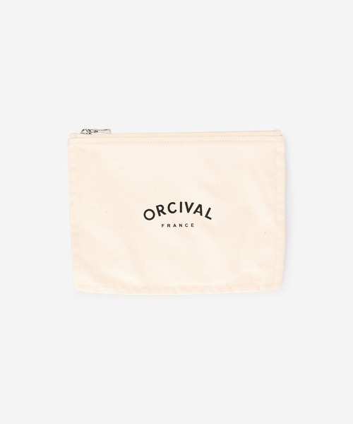 ORCIVAL(オーシバル)の「ORCIVAL | クリアビーチバッグ(トートバッグ・レディース・オレンジ/ホワイト/ダークブラウン・-)」の4枚目の写真