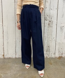 (ai no de)タックデニムパンツ