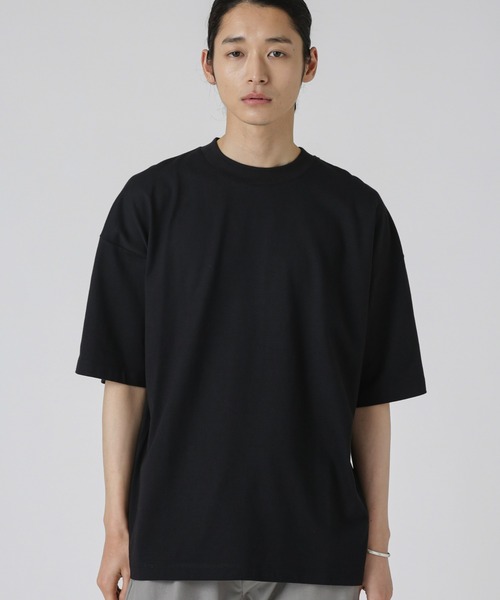 NANO universe(ナノユニバース)の「Anti Soaked 汗染み防止 クルービッグTシャツ(Tシャツ/カットソー・メンズ・ライトブルー/ブラック/ホワイト/トップグレー/カーキ・S/M/L/XL)」の17枚目の写真