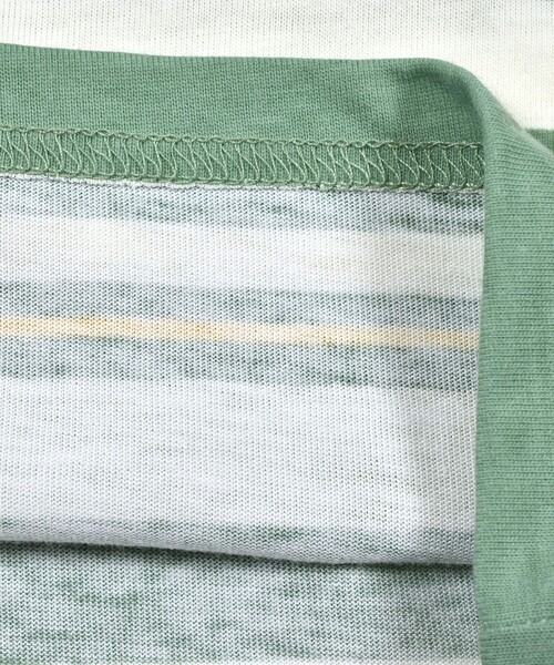 ZIDDY（ジディ）の「ボーダー ラガー Tシャツ (130~160cm)（Tシャツ/カットソー・キッズ・グリーン/イエロー・140/160/150/130）」の20枚目の写真