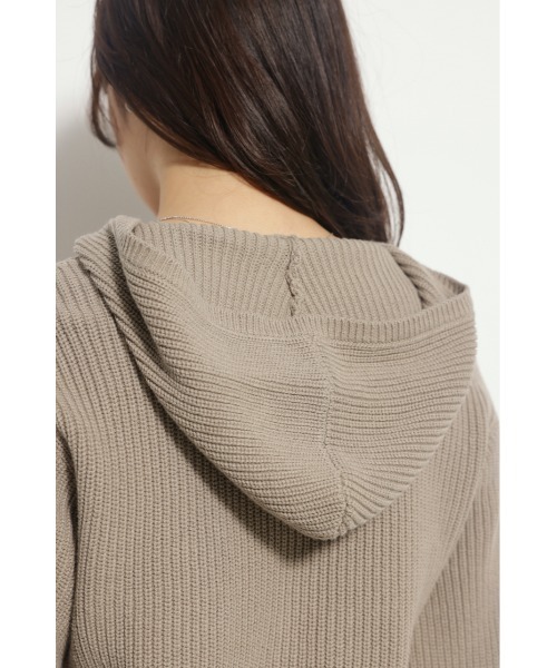 LAGUA GEM（ラグアジェム）の「HOODIE LACE UP C/D カーディガン