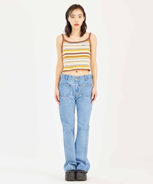 X-girl（エックスガール）の「STRIPED CAMISOLE（キャミソール
