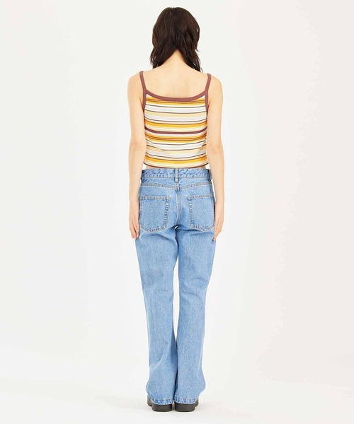 X-girl(エックスガール)の「STRIPED CAMISOLE(キャミソール・レディース・ブラック/ブルー/ブラウン・M/S)」の16枚目の写真