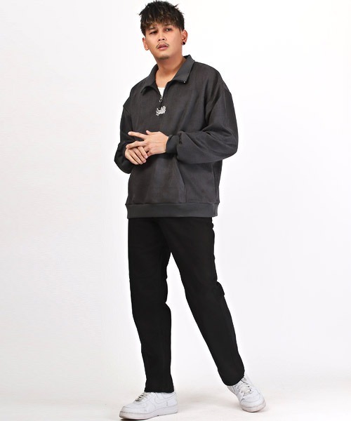 LUXSTYLE(ラグスタイル)の「ストレートデニムパンツ(デニムパンツ・メンズ・ブラック/ブルー/インディゴブルー・L/XL/M)」の8枚目の写真
