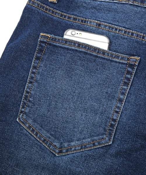 LUXSTYLE(ラグスタイル)の「ストレートデニムパンツ(デニムパンツ・メンズ・ブラック/ブルー/インディゴブルー・L/XL/M)」の18枚目の写真
