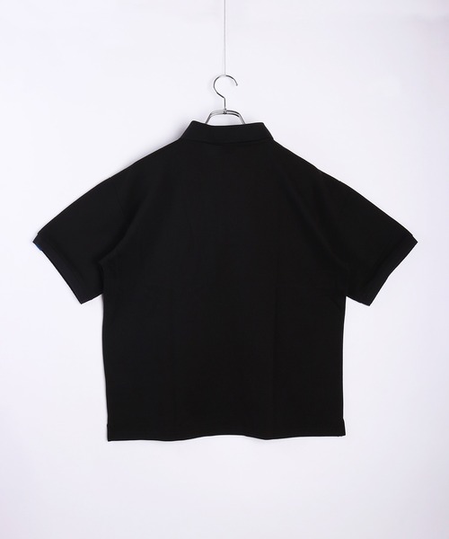 GERRY（ジェリー）の「GERRY TC鹿の子胸 刺繍ポロシャツ（ポロシャツ・メンズ・ホワイト/ブラック/ネイビー・L/LL/M）」の13枚目の写真