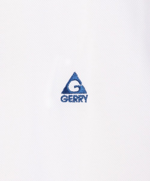 GERRY（ジェリー）の「GERRY TC鹿の子胸 刺繍ポロシャツ（ポロシャツ・メンズ・ホワイト/ブラック/ネイビー・L/LL/M）」の5枚目の写真