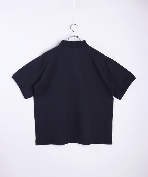 GERRY（ジェリー）の「GERRY TC鹿の子胸 刺繍ポロシャツ（ポロシャツ・メンズ・ホワイト/ブラック/ネイビー・L/LL/M）」の10枚目の写真