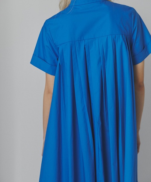 mici(ミチ)の「(mici)バックプリーツドレス(ワンピース・レディース・ブルー/ブラック・ONE SIZE)」の20枚目の写真