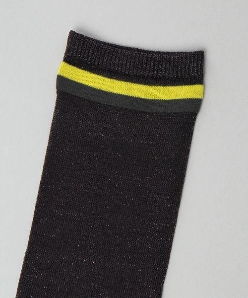 JEANASIS(ジーナシス)の「シアーラメラインソックス/192170(ソックス/靴下・レディース・グレー系その他/ブラック系その他/ブルー系その他・FREE)」の4枚目の写真