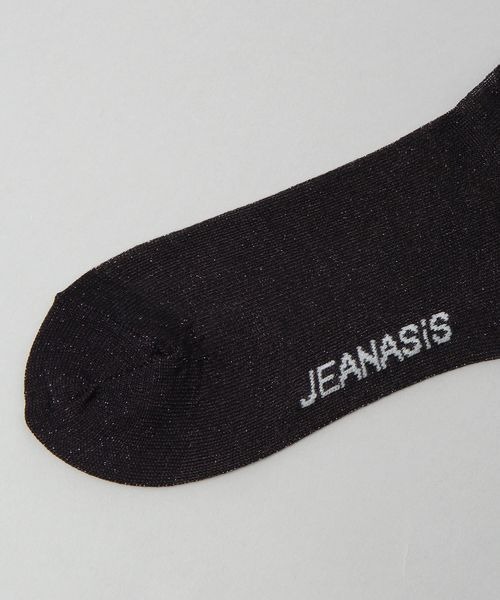 JEANASIS(ジーナシス)の「シアーラメラインソックス/192170(ソックス/靴下・レディース・グレー系その他/ブラック系その他/ブルー系その他・FREE)」の6枚目の写真