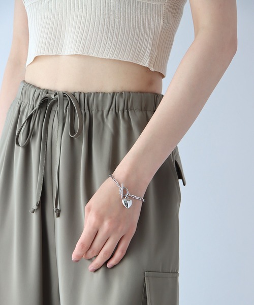 BLUEEAST（ブルーイースト）の「チェーンハートブレスレット（ブレスレット・レディース・ゴールド/シルバー・FREE）」の9枚目の写真