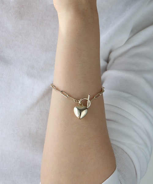 BLUEEAST（ブルーイースト）の「チェーンハートブレスレット（ブレスレット・レディース・ゴールド/シルバー・FREE）」の13枚目の写真