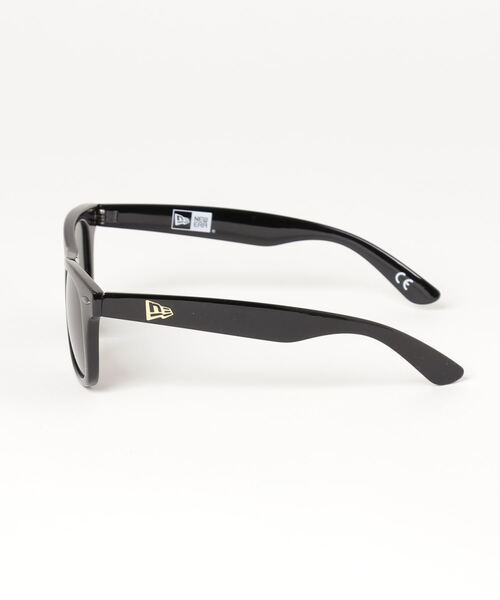 NEW ERA（ニューエラ）の「NEW ERA/ニューエラ サングラス ウェリントン シャイニーブラックフレーム グリーングレーレンズ 13517746（サングラス・メンズ・ブラック×グレー・FREE）」の8枚目の写真