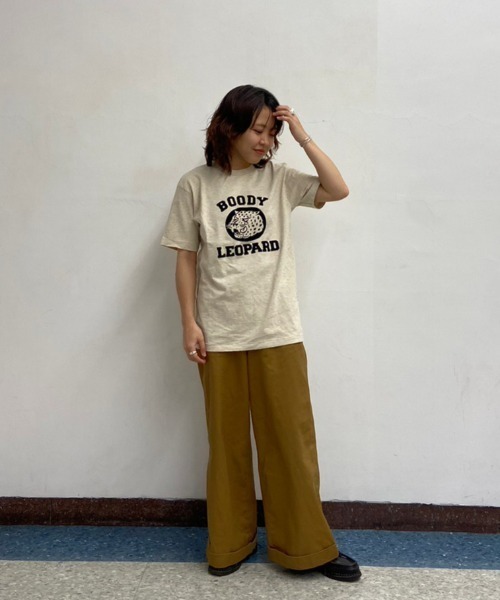 MIXTA（ミクスタ）の「MIXTA/ミクスタ　CREW NECK BOODY PANTHER  R2336（Tシャツ/カットソー・レディース・オートミール・SMALL）」の8枚目の写真