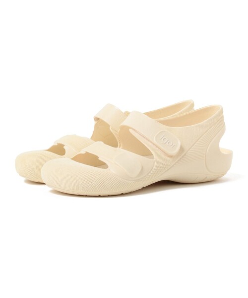 igor（イゴール）の「igor / BONDI SOLID サンダル（16.5～21cm）（サンダル・キッズ・グレー/オフホワイト/カーキ/ブルー系その他3/ピンク/ベージュ/オレンジ系その他4・21cm/22cm/20cm/16.5cm/18.5cm/18cm/19㎝/17cm）」の2枚目の写真