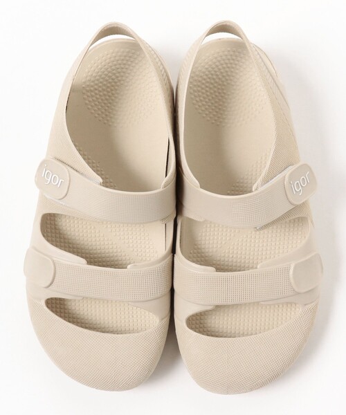 igor（イゴール）の「igor / BONDI SOLID サンダル（16.5～21cm）（サンダル・キッズ・グレー/オフホワイト/カーキ/ブルー系その他3/ピンク/ベージュ/オレンジ系その他4・21cm/22cm/20cm/16.5cm/18.5cm/18cm/19㎝/17cm）」の9枚目の写真