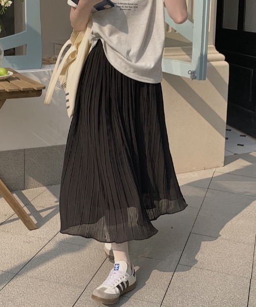 Seven fairy 極美 プリーツスカート ブラック Seven fairy 極美 プリーツスカート ブラック Seven fairy 極美