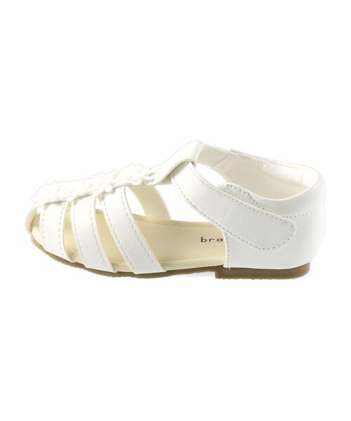 BRANSHES（ブランシェス）の「お花サンダル（サンダル・キッズ・ブラウン/アイボリー・21.0cm/17.0cm/16.0cm/20.0cm/15.0cm/18.0cm/19.0cm）」の22枚目の写真