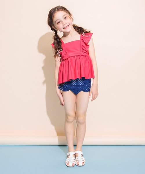 BRANSHES（ブランシェス）の「お花サンダル（サンダル・キッズ・ブラウン/アイボリー・21.0cm/17.0cm/16.0cm/20.0cm/15.0cm/18.0cm/19.0cm）」の5枚目の写真