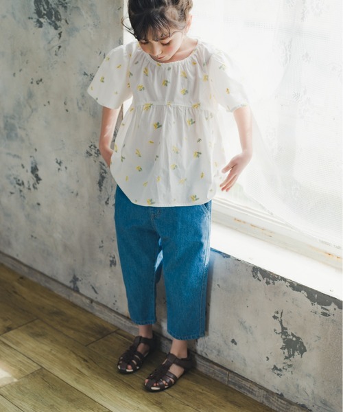 BRANSHES（ブランシェス）の「お花サンダル（サンダル・キッズ・ブラウン/アイボリー・21.0cm/17.0cm/16.0cm/20.0cm/15.0cm/18.0cm/19.0cm）」の19枚目の写真