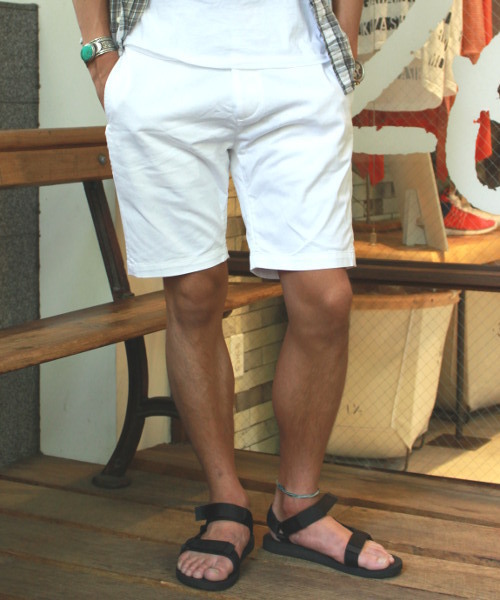 JOURNAL STANDARD relume(ジャーナルスタンダード レリューム)の「ストレッチライトウエポンショーツ #(その他パンツ・メンズ・ベージュ/ホワイト/ベージュ系その他/ネイビー・SMALL/LARGE/MEDIUM)」の2枚目の写真