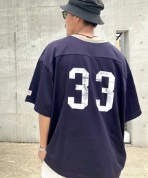 《JaVa ジャバコラボ》大人のアメカジスタイル。ナンバーリングリンガーフットボールT