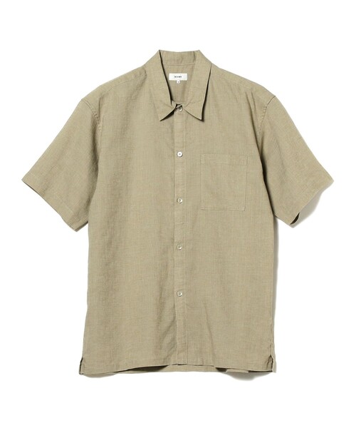 BEAMS（ビームス）の「BEAMS / リネン スクエア シャツ（シャツ/ブラウス・メンズ・オリーブ/ベージュ/オレンジ・M/L/XL/S）」の13枚目の写真